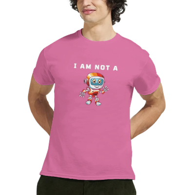 Not a Robot - Heavyweight Unisex Crewneck T-shirt