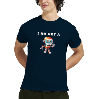 Not a Robot - Heavyweight Unisex Crewneck T-shirt